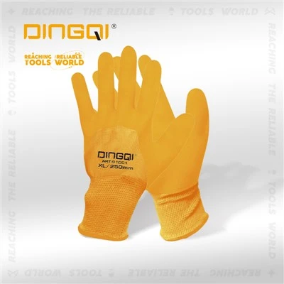 Constructie Rubber palm gecoate nylon handschoenen